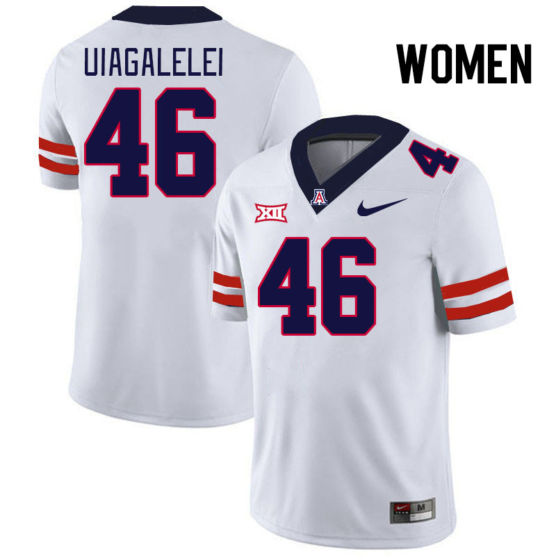 Women #46 Ta'ita'i Uiagalelei Arizona Wildcats Big 12 Conference College Football Jerseys Stitched-W